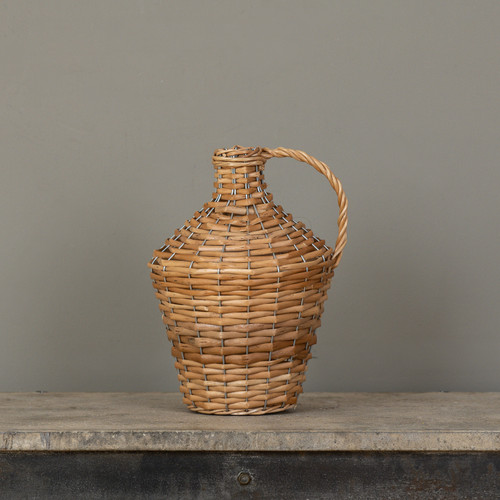 10.75" WOVEN JUG W/ HANDLE