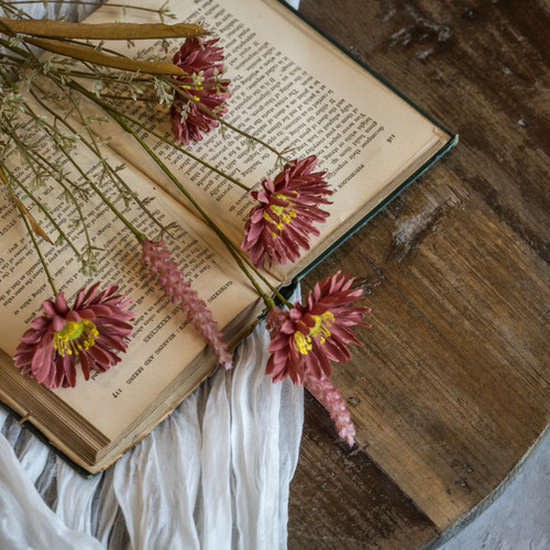 21.5" ROSEWOOD ASTER SPRAY