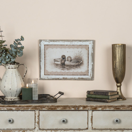 16" MALLARD COUPLE PRINT