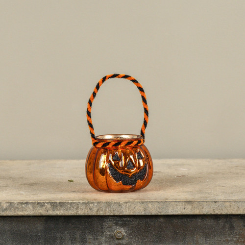 JACK-O-LANTERN TEALIGHT CANDLE HOLDER
