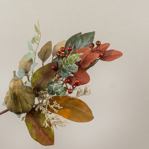 14" PUMPKIN, EUCALYPTUS & BERRIES PICK