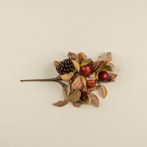 18" PEAR, PUMPKIN & PINECONE BUSH