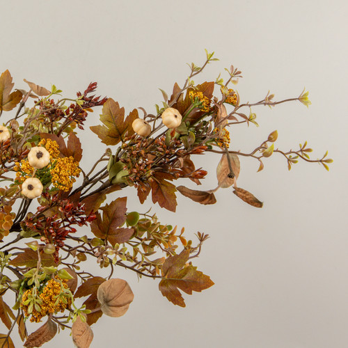 31.5" FALL WILDFLOWER, PUMPKIN & BERRY SPRAY