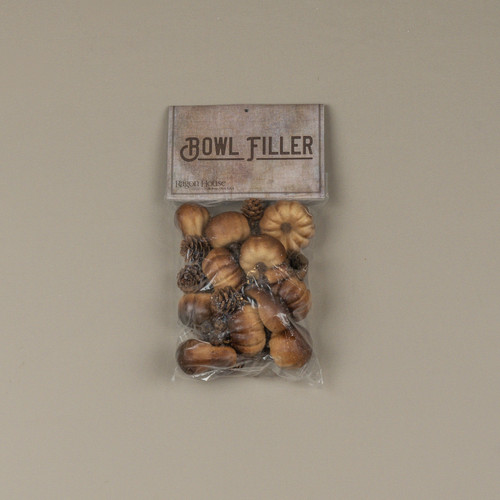 MINI BROWN PUMPKIN BOWL FILLER