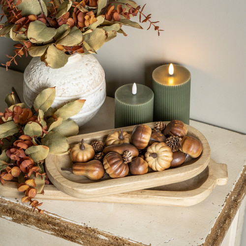MINI BROWN PUMPKIN BOWL FILLER