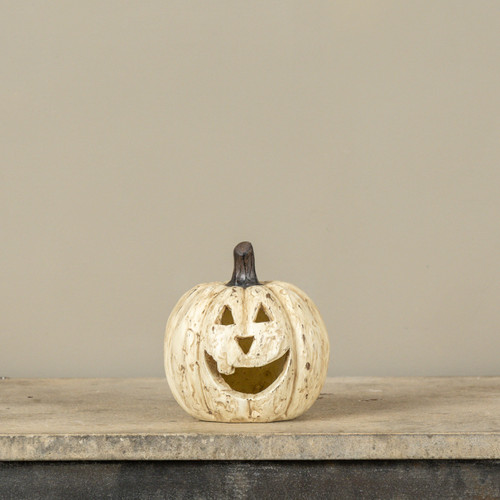 5.5" WHITE BIG MOUTH PUMPKIN