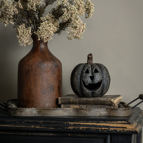 5.5" BLACK BIG MOUTH PUMPKIN