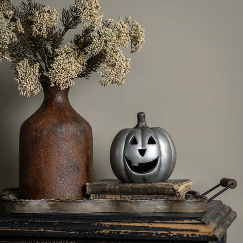 5.5" SILVER BIG MOUTH PUMPKIN