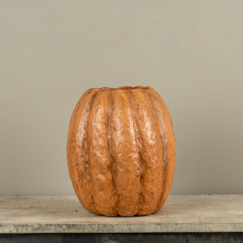 11" TERRACOTTA PUMPKIN PLANTER