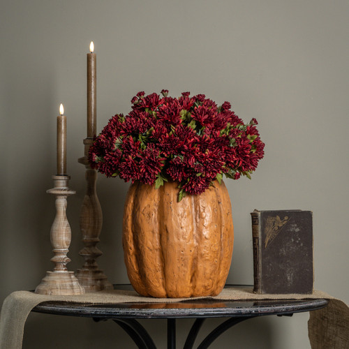 11" TERRACOTTA PUMPKIN PLANTER