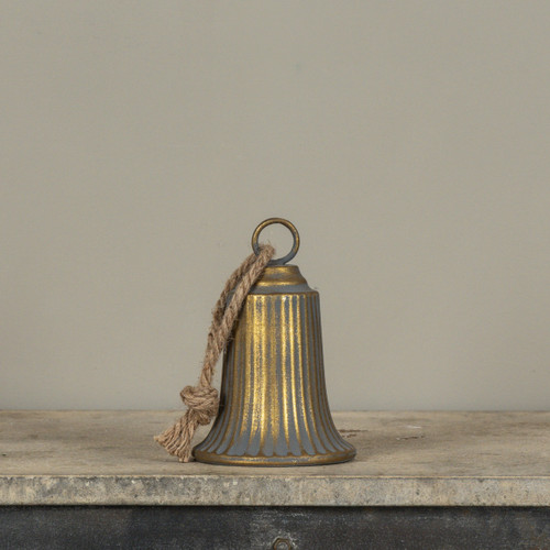 7" AGED GOLD BELL