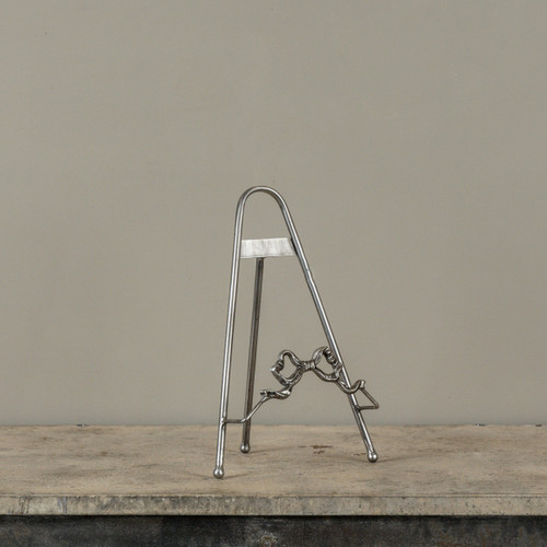PEWTER BOW MINI EASEL