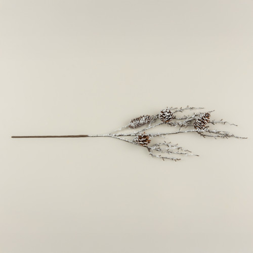 31" SNOWY PINECONE BRANCH