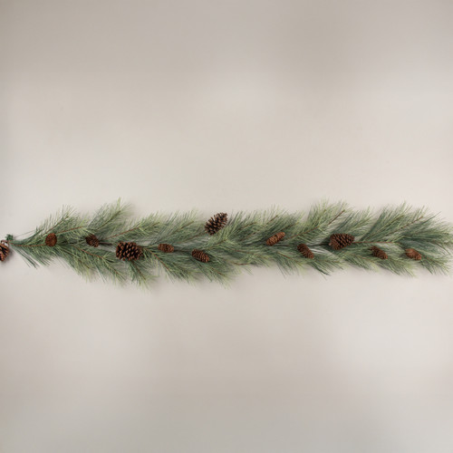 6' WESTERN PINE W/ PINECONE GARLAND