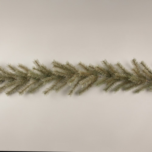 6' GOLD GLITTERED PINE GARLAND