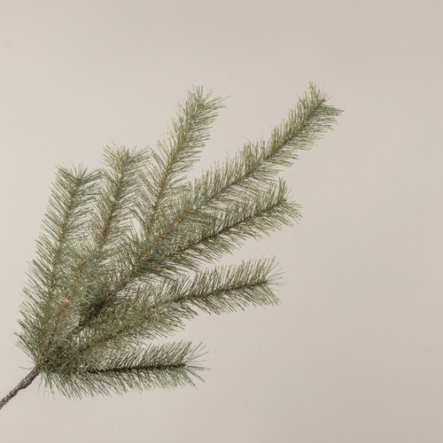 30" GOLD GLITTERED PINE SPRAY