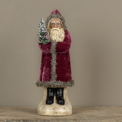 16.5" PLUM VELVET BELSNICKLE