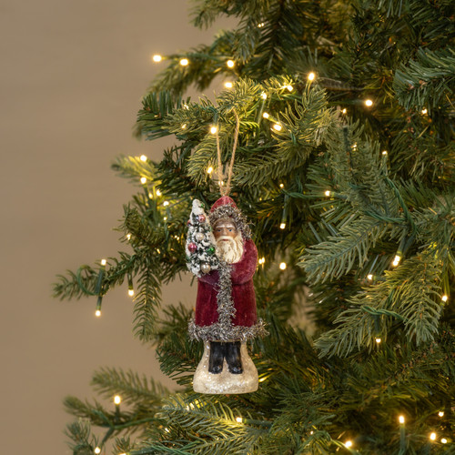 PLUM BELSNICKLE ORNAMENT