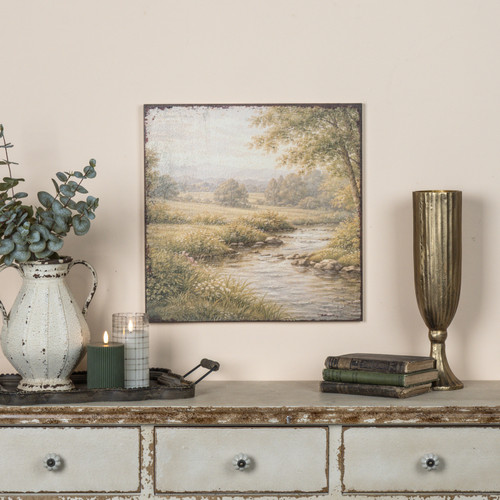 18" BABBLING BROOK PRINT