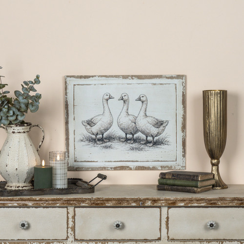 20" DUCK TRIO PRINT