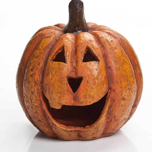 15" WHITE BIG MOUTH PUMPKIN - Ragon House