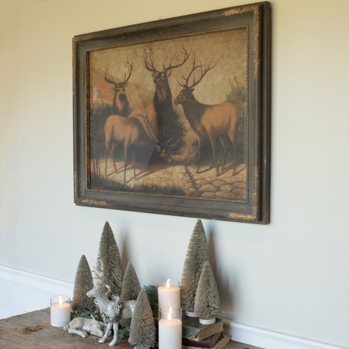 STAGS FRAMED PICTURE