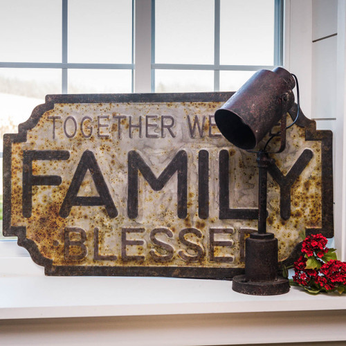 FAMILY BLESSED SIGN