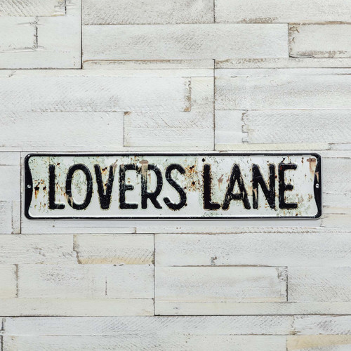 LOVERS LANE ROAD SIGN
