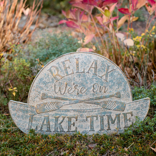LAKE TIME PLAQUE