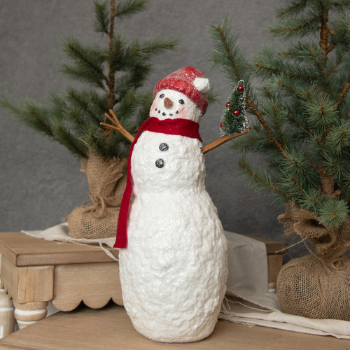 14" BUNDLED SNOWMAN