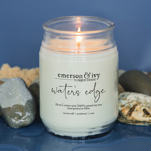 24oz WATER'S EDGE SOY CANDLE