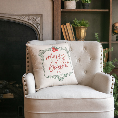 MERRY & BRIGHT PILLOW