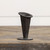 4" BLACK TAPERED VASE