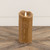 7" MOVING FLAME BEIGE PILLAR CANDLE