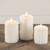5" WHITE 3D FLAME PILLAR CANDLE