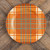 ORANGE & GREEN PLAID CHARGER