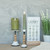 SET/ 2 COMBINATION TAPER & PILLAR CANDLE HOLDERS