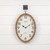 OVAL HANGING WALL CLOCK