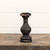 11.25" BLACK PAINTED PILLAR CANDLE STAND