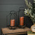 SET/ 2 BLACK SCONCES