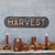 20" METAL HARVEST SIGN