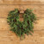 22" MIXED CEDAR HANGING WREATH