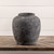 14" CHARCOAL TERRACOTTA VASE