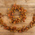 18" BROWN & ORANGE EUCALYPTUS LEAVES WREATH