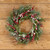 24" SNOWY EVERGREEN W/ RED BERRY WREATH