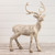 CREAM STANDING DEER STATUETTE