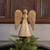 ANTIQUE GOLD ANGEL TREE TOPPER