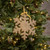 10" GOLD GLITTERED SNOWFLAKE