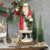 17" SANTA W/ GARLAND