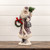 20.5" SANTA IN LONG COAT W/ WREATH